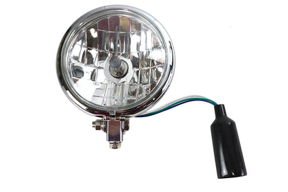5-3/4 Round Headlamp Chrome