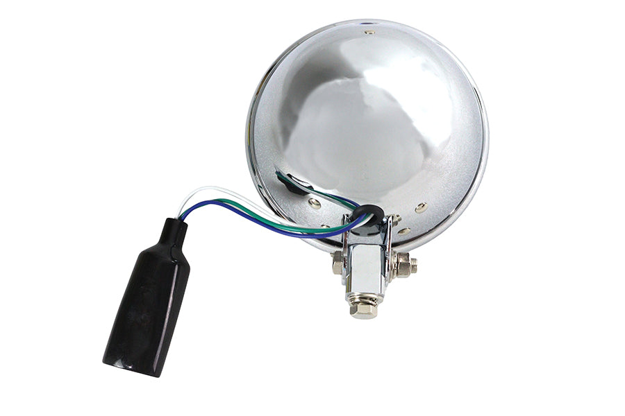 5-3/4 Round Headlamp Chrome