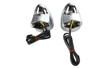 Chrome Revox Bullet LED Rear Turn Signal Set