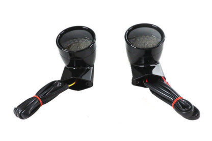 Black Revox Bullet LED Front Turn Signal Set