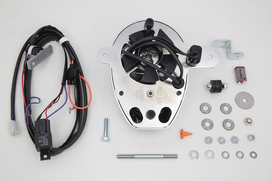 Jims Forceflow Cylinder Head Cooler Kit Chrome