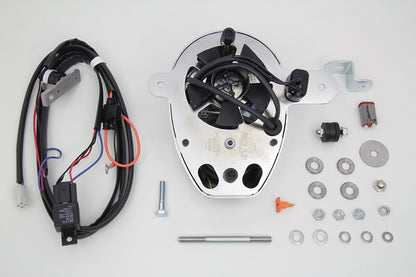 Jims Forceflow Cylinder Head Cooler Kit Chrome