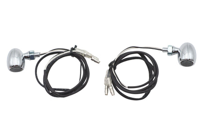 Mini LED Turn Signal Assembly Chrome