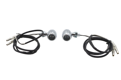 Mini LED Turn Signal Assembly Chrome