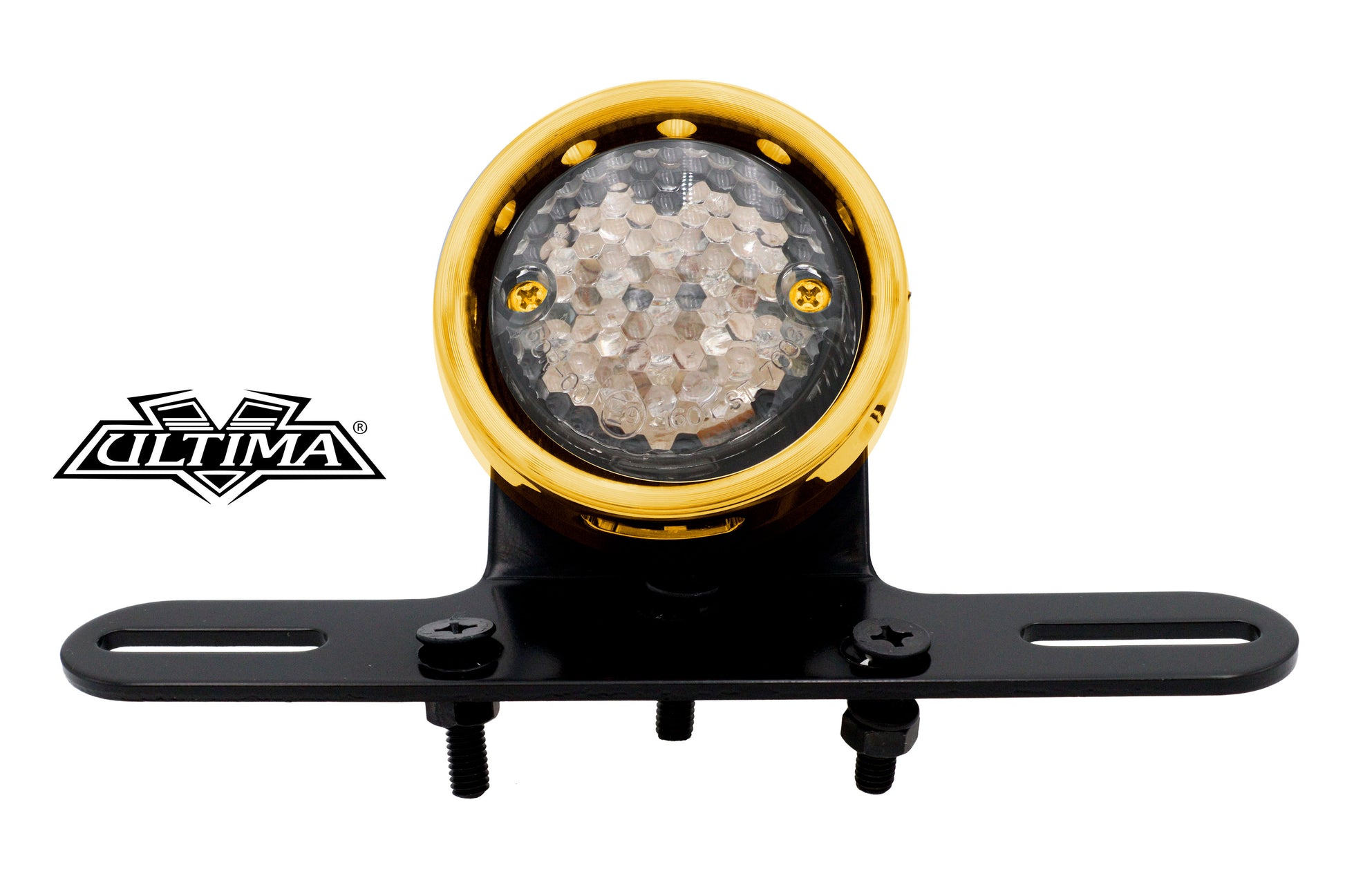 Drilled Gold Bezel Tail Lamp
