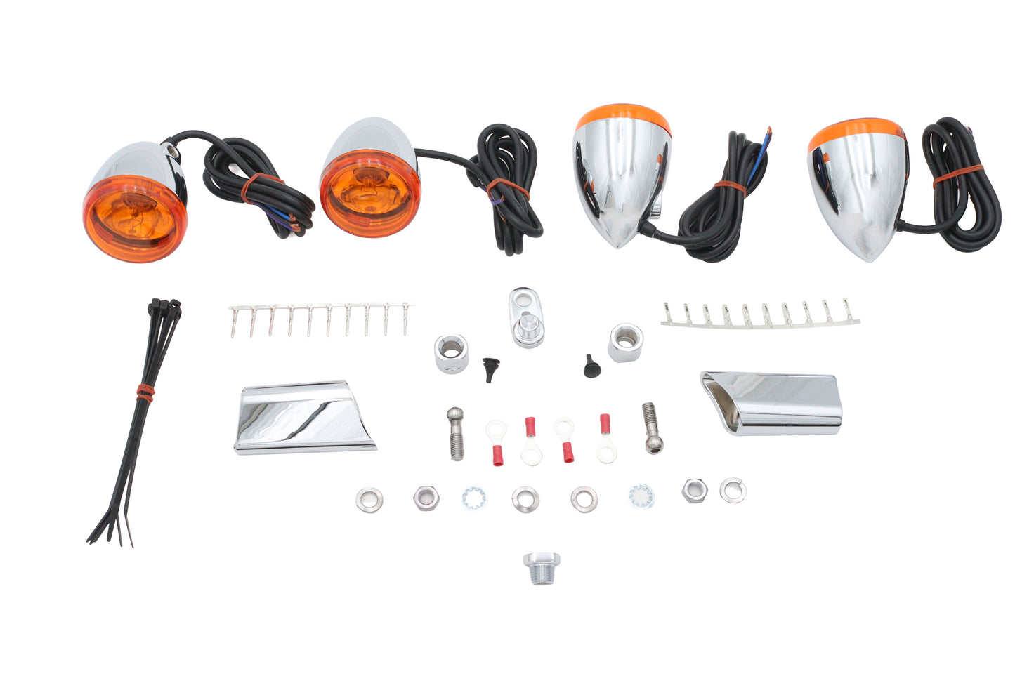 Chrome Bullet Style Turn Signal Kit