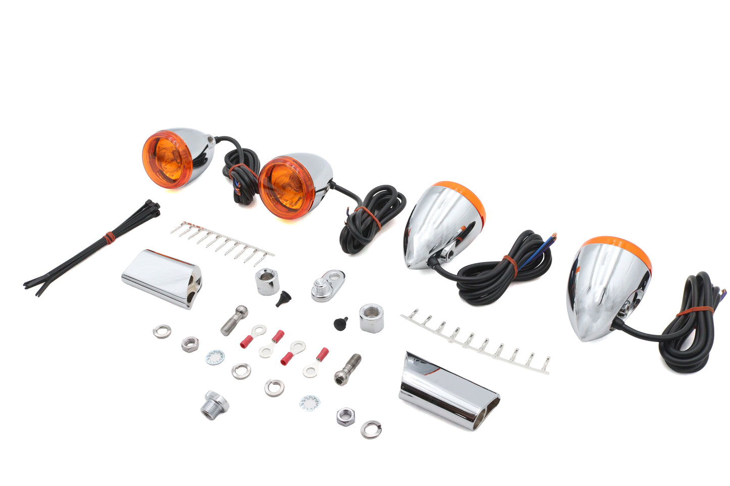 Chrome Bullet Style Turn Signal Kit