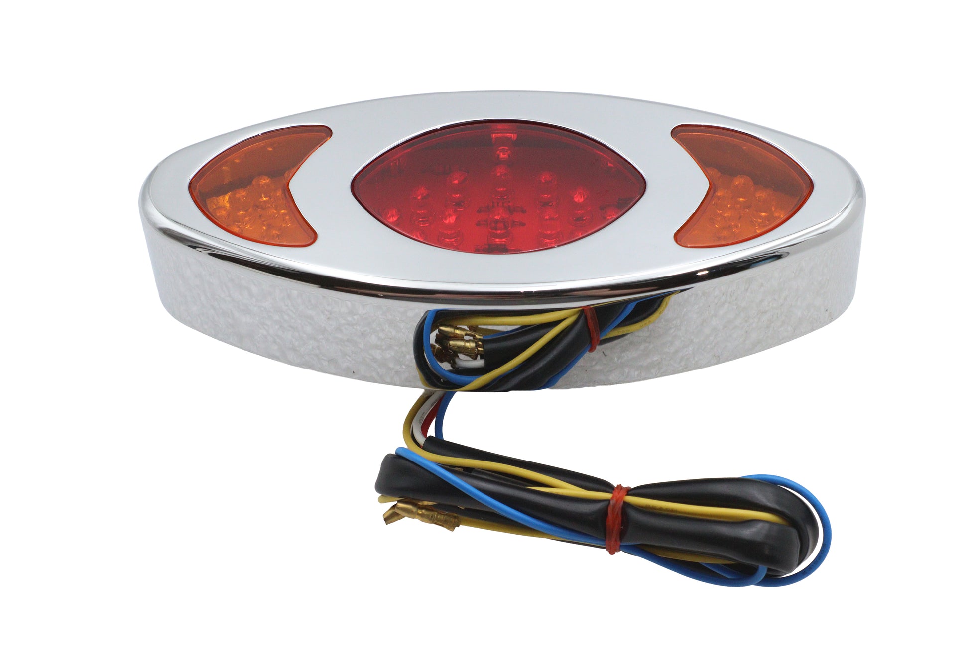 Chrome Cateye LED Tail Lamp Assembly