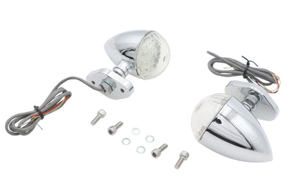 LED Bullet Turn Signal Set with Bracket Mount