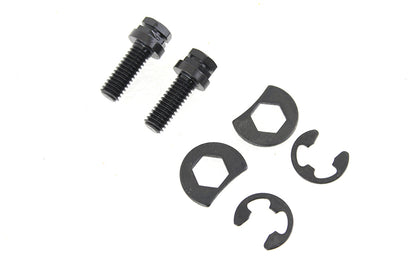 Exhaust Pipe Locking Bolt Mounting Kit Black Oxide Plated