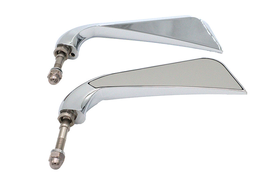 Evil Eye Mirror Set with Billet Stems