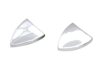 Chrome Mirror Block Off Plate Set
