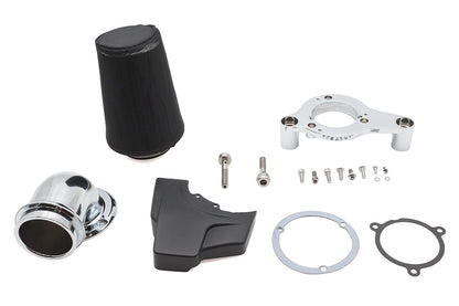 M8 Heavy Breather Air Cleaner Kit Chrome