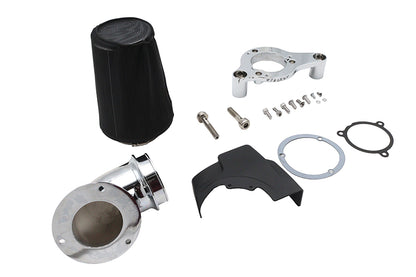 M8 Heavy Breather Air Cleaner Kit Chrome