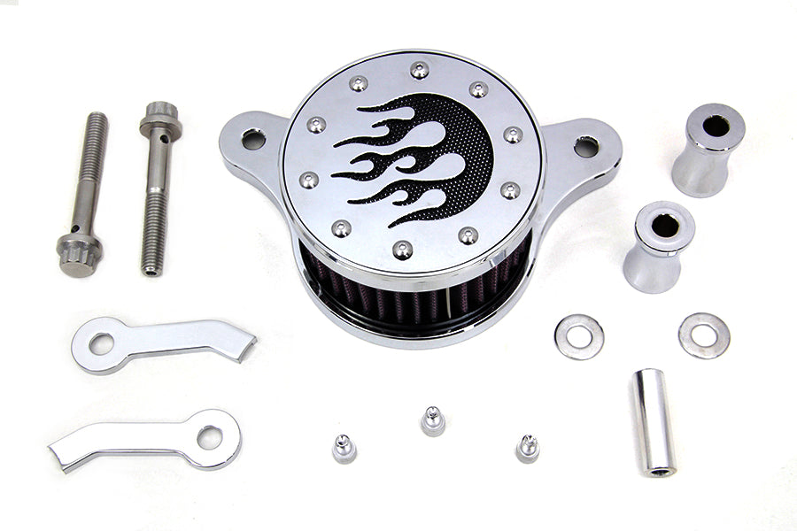 Wyatt Gatling Air Cleaner Kit Chrome