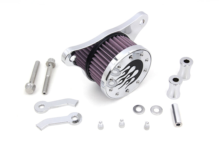 Wyatt Gatling Air Cleaner Kit Chrome