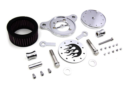 Wyatt Gatling Air Cleaner Kit Chrome