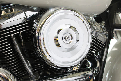 8 Round Air Cleaner Kit Chrome
