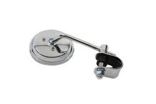 Chrome 3 Round Mini Mirror with Clamp On Stem