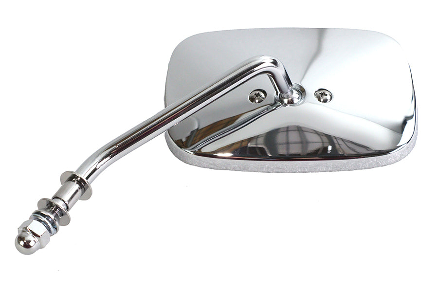 Chrome Replica Swivel Mirror with Short Billet Stem
