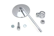 Replica Round Mirror with Round Stem Chrome