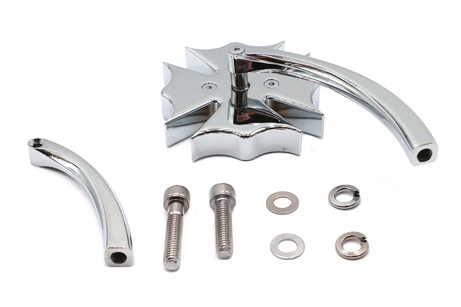 Fire Fighter Mirror with Billet Stems