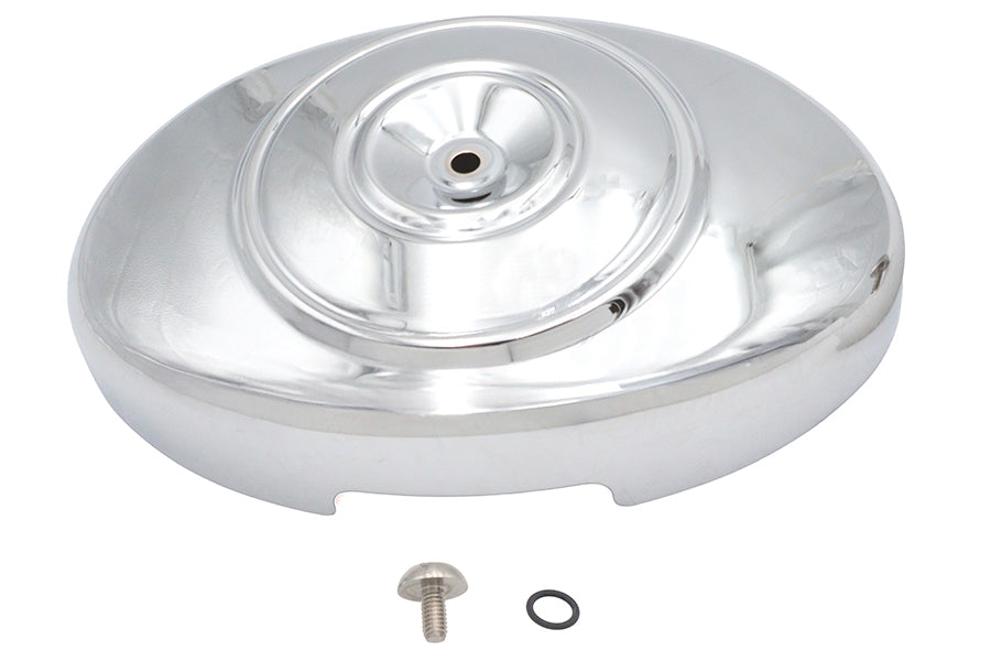 Air Cleaner Cover Oval Chrome