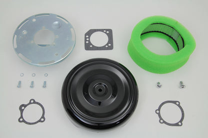 Wyatt Gatling 8 Round Air Cleaner Kit with Black Cover