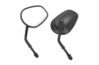 Black Taper Convex Mirror Set