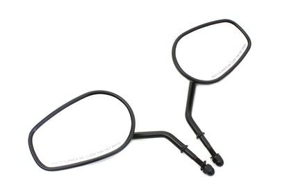 Black Taper Convex Mirror Set