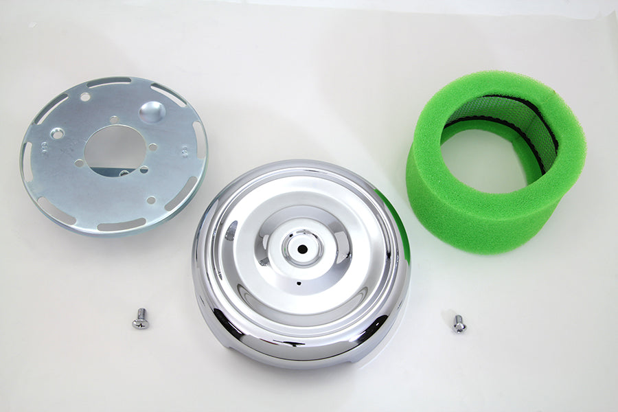 Wyatt Gatling 8 Round Air Cleaner Chrome
