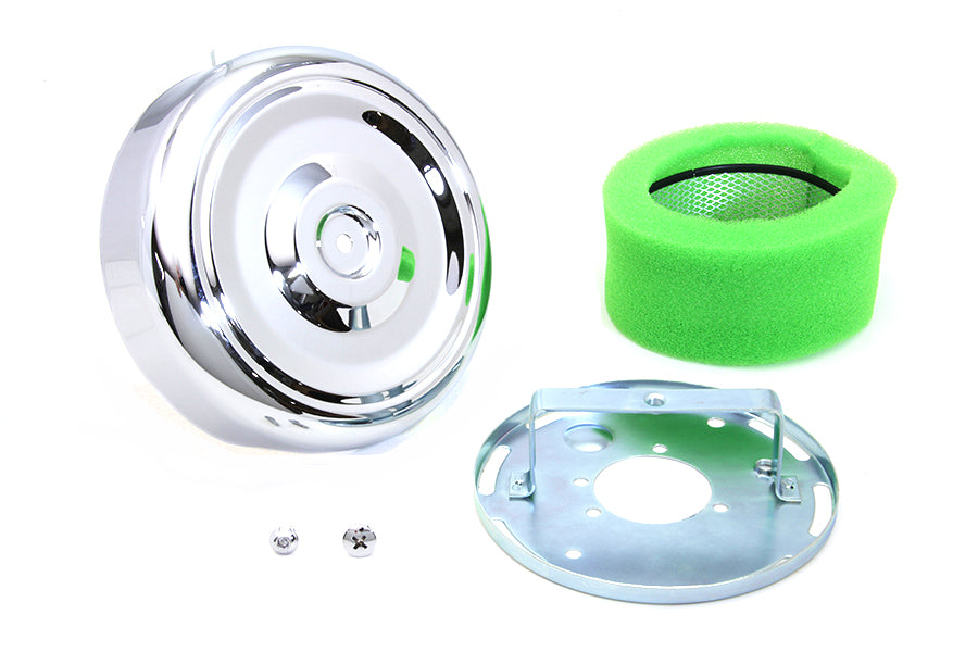 Wyatt Gatling 8 Round Air Cleaner Chrome