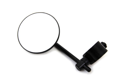 Black 3 Round Mini Mirror with Clamp on Stem