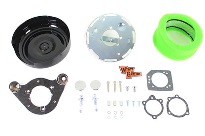 8 Air Cleaner Kit Black