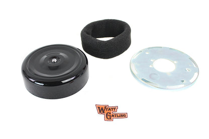 Wyatt Gatling 7 Round Air Cleaner Kit with Black Cover