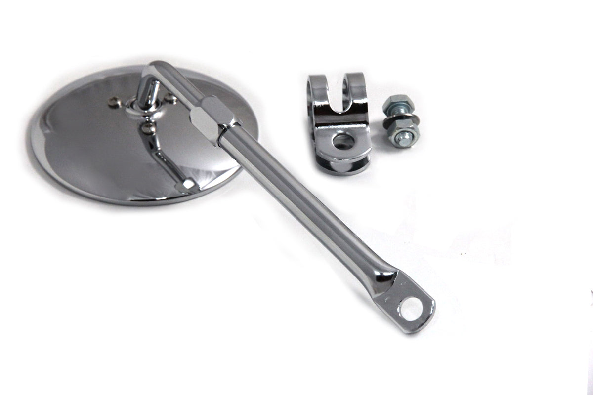 4-1/2 Chrome Round Mirror