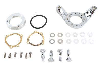 Air Cleaner Bracket Kit Chrome Billet