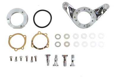 Air Cleaner Bracket Kit Chrome Billet