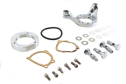 Air Cleaner Bracket Kit Chrome Billet