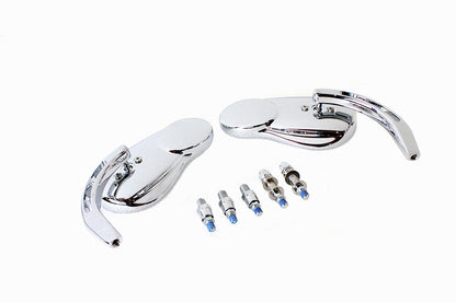 Big Twin Mirror Set Chrome