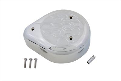 Chrome Flame Teardrop Air Cleaner