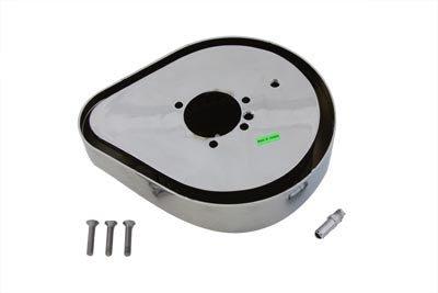 Chrome Flame Teardrop Air Cleaner