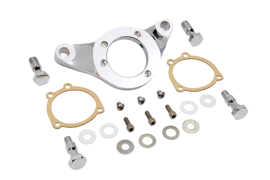 Air Cleaner Bracket Kit Chrome Billet