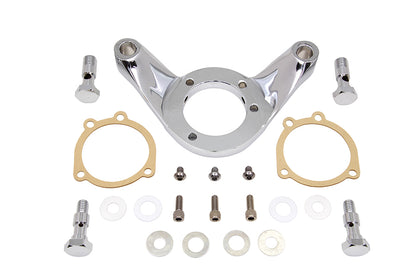 Air Cleaner Bracket Kit Chrome Billet