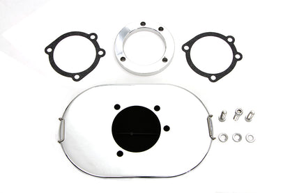 Chrome Oval Mesh Air Cleaner
