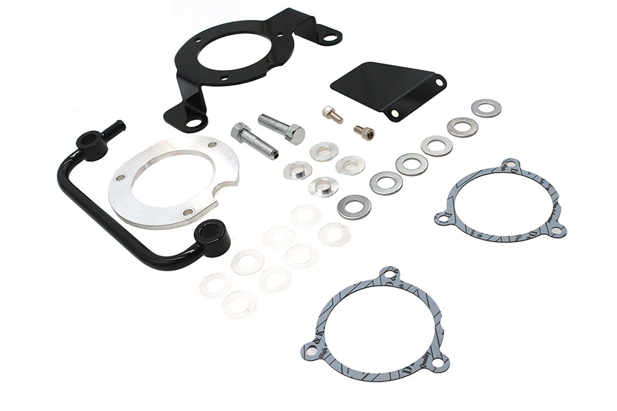 M8 EFI Air Cleaner Support Bracket Kit Black