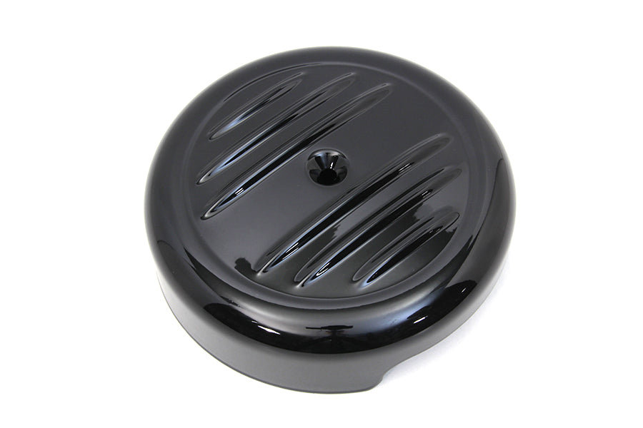 8 Black Stripe Air Cleaner Cover
