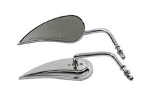 Wyatt Gatling Teardrop Mirror Set with Round Curved Stems