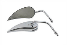 Wyatt Gatling Teardrop Mirror Set with Round Curved Stems