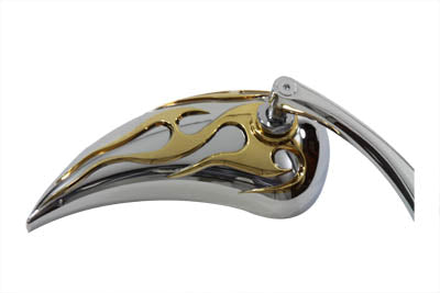 Chrome Billet Teardrop Mirror Set